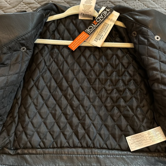 NWT Harley Davidson Boy Toddler Moto Pleather Jacket - Picture 8 of 10